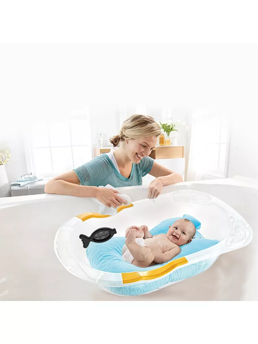 Термометр для воды и комнаты BabyJem Рыбка черный