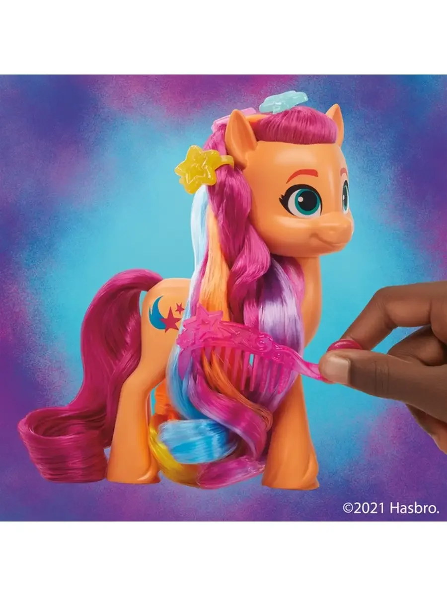Игрушка Hasbro Май Литтл Пони Фильм Радужные волосы Санни My Little Pony F1794