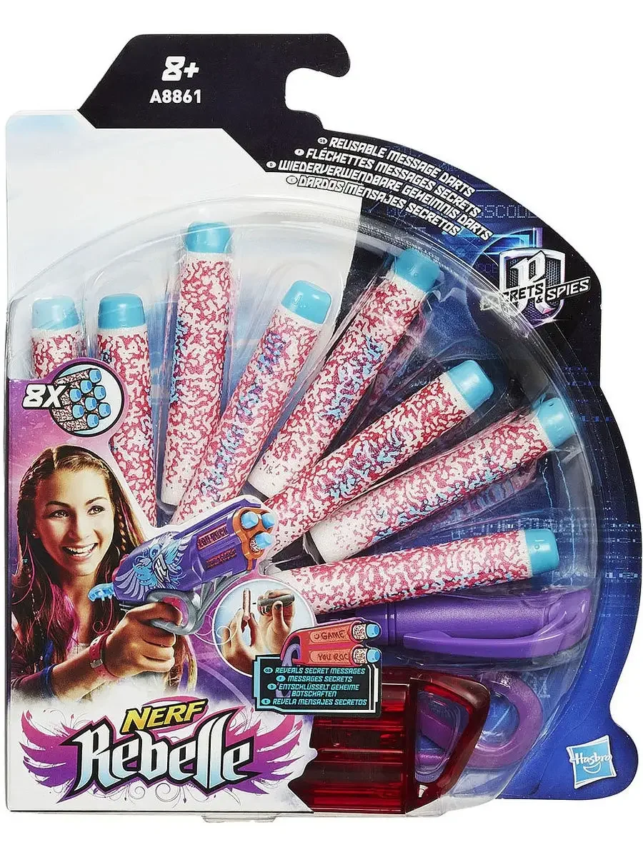 Nerf Rebelle Комплект из 8 стрел для секретных сообщений