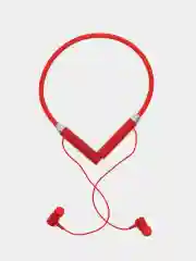 Красный беспроводные магнитные наушники с микрофоном Music 12D / G08 bluetooth для занятий спортом