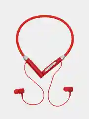 Красный беспроводные магнитные наушники с микрофоном Music 12D / G08 bluetooth для занятий спортом