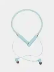 Голубой беспроводные магнитные наушники с микрофоном Music 12D / G08 bluetooth для занятий спортом