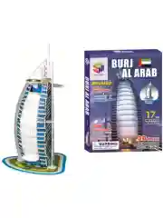 Пазл S+S TOYS Burj Al Arab Hotel 3D, 17 деталей B668-1