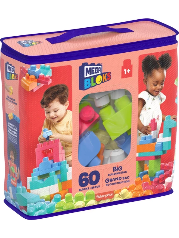 Конструктор Mega Bloks First Builders 60деталей DCH54