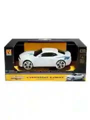 Автомобиль инерционный Camaro Copo 1:24 со светом и звуком на батарейках 866-82410А Белая