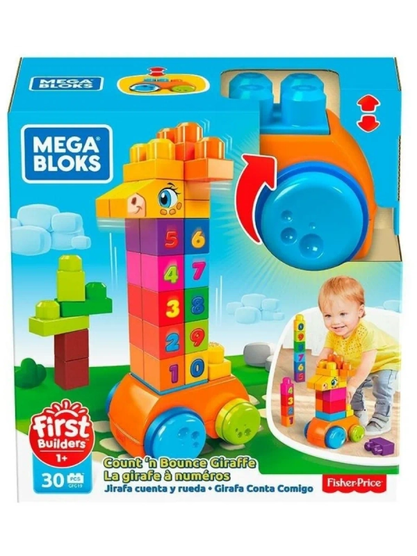 Конструктор Mega Bloks First Builders Жираф GFG19