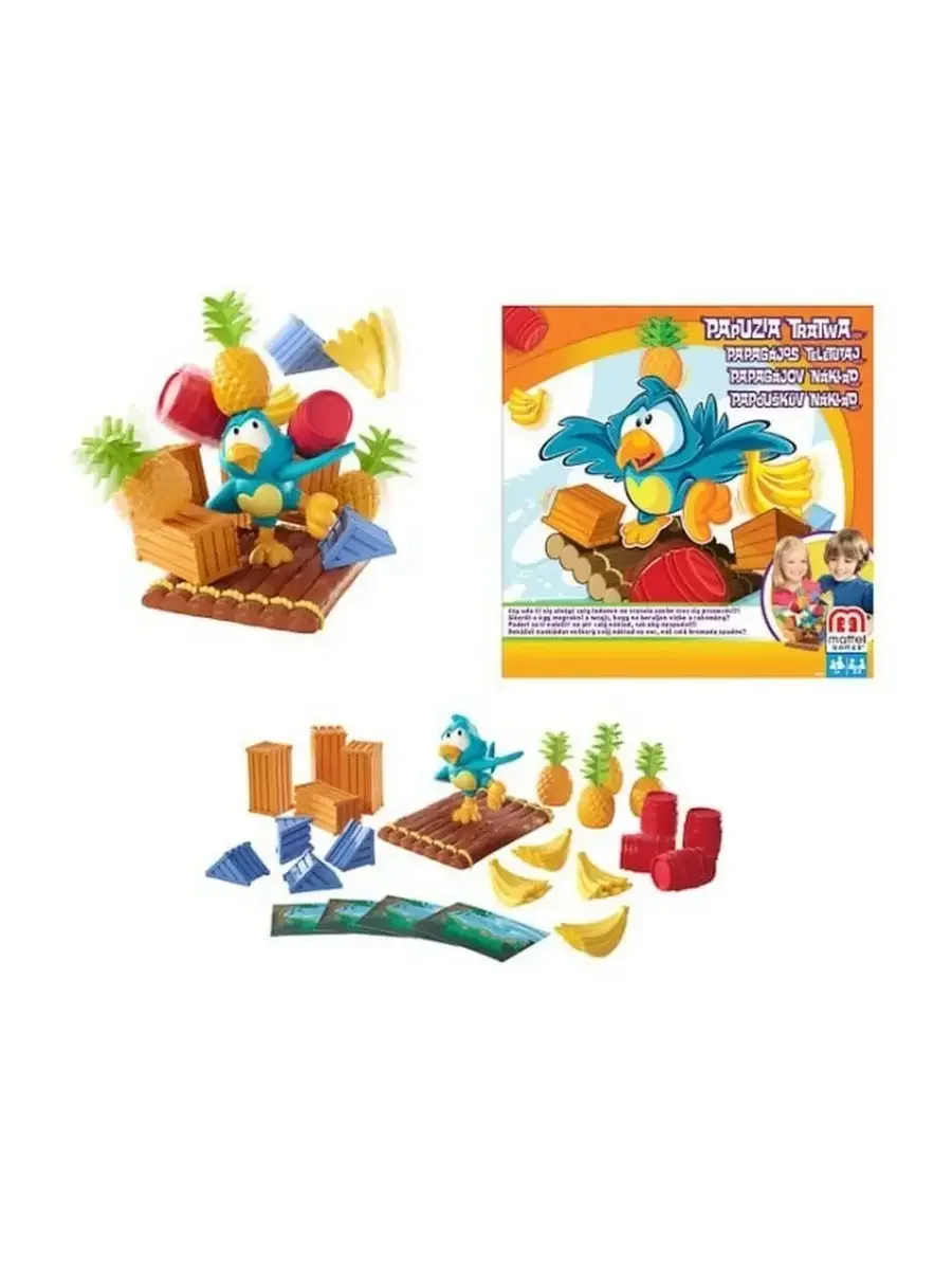 Mattel Games Настольная игра "Попугай на плоту"