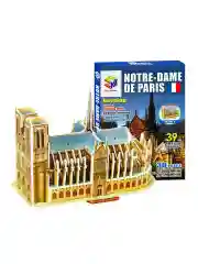 Пазл Notre Dame de Paris 3D, 39 деталей, в коробке B668-6