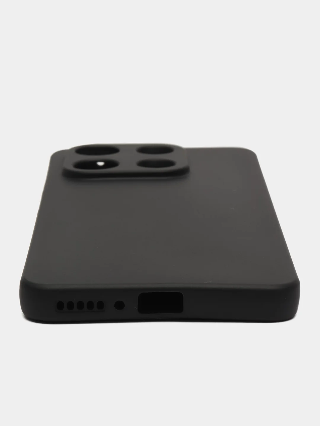 Черный чехол для Xiaomi Note 13 4G, цветной, накладка, матовая
