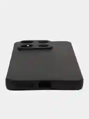 Черный чехол для Xiaomi Note 13 4G, цветной, накладка, матовая