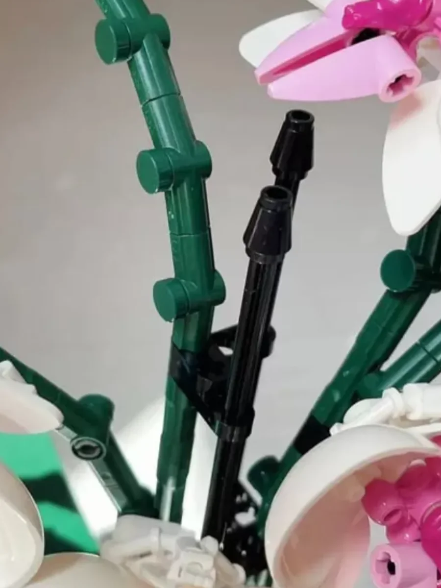 Конструктор для девочек подходит к Lego Цветы орхидея совместимы с Лего