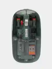 Бирюзовый беспроводная мышь, прозрачная, бесшумная, с Bluetooth, аккумуляторная компьютерная