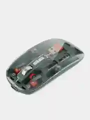 Бирюзовый беспроводная мышь, прозрачная, бесшумная, с Bluetooth, аккумуляторная компьютерная