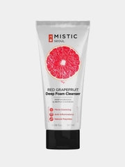 Глубокоочищающая пенка для умывания MISTIC с экстрактом красного грейпфрута, 180мл