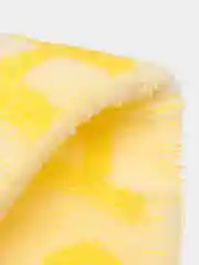 Желтый мочалка для тела, для душа, для бани, массажная 11*35 см,