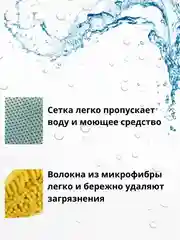 Мешок для стирки обуви и кроссовок в стиральной машине из микрофибры