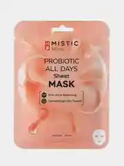 Тканевая маска для лица MISTIC с пробиотиками, 24мл