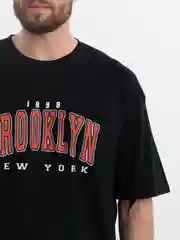 Красный футболка оверсайз "Brooklyn", унисекс, OverSize T-Shirt с принтом, хлопок