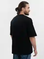 Голубой футболка оверсайз "Brooklyn", унисекс, OverSize T-Shirt с принтом, хлопок