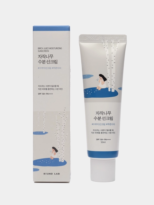 Солнцезащитное средство Round Lab Birch Juice Moisturizing Sunscreen SPF50+, 50 мл