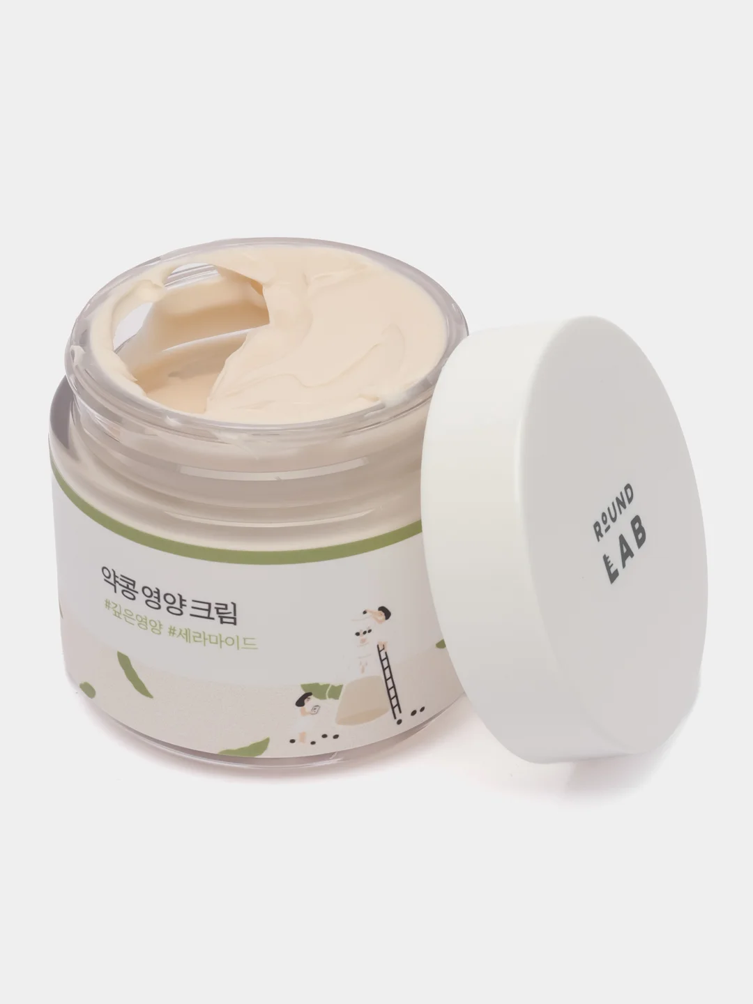 Питательный крем с чёрной соей Round Lab Soybean Nourishing Cream, 80 мл