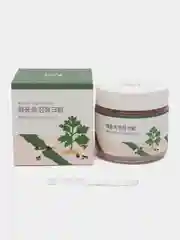 Лёгкий успокаивающий крем с полынью Round Lab Mugwort Calming Cream, 80 мл