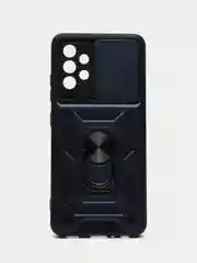 Темно-синий чехол противоударный armors для Samsung A32 4G / Самсунг А32 с защитой камеры