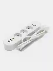 Сетевой Фильтр, с USB зарядкой, удлинитель, 2, 3, 5 метров