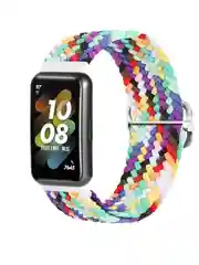 Пурпурный ремешок для Honor Band 7 / Huawei Band 7, нейлоновый, плетеный