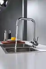 Смеситель для кухни с подключением фильтра питьевой воды Shevanik S228, хром