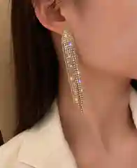 Женские серьги, висячие, длинные, праздничные