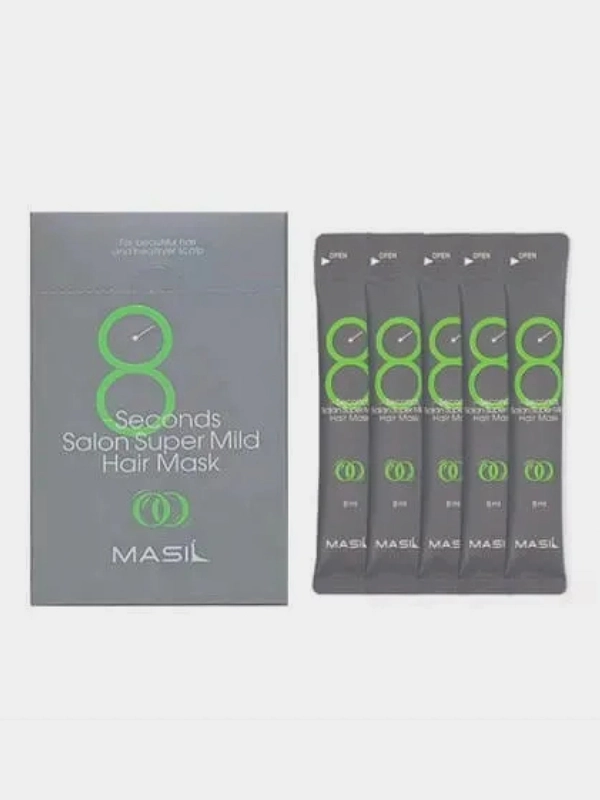Восстанавливающая маска для ослабленных волос MASIL 8 SECONDS SALON, 8мл, 20 штук