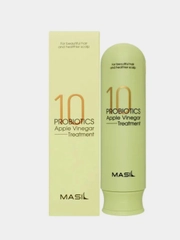 Маска для волос против перхоти MASIL 10 PROBIOTICS с яблочным уксусом, пробиотиками, 300мл