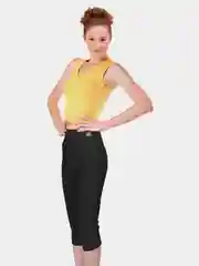 Черный бриджи для похудения спортивные c высокой талией Lite Weights, чёрные
