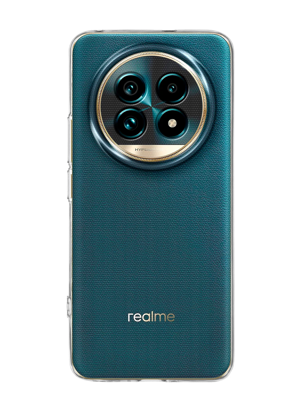 Прозрачный чехол для Realme 13 Pro 5G силиконовый BROSCORP матовый / прозрачный с защитой камер