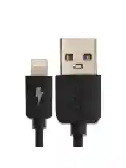 Дата-кабель USB 8 Pin EXPLOYD EX-K-1385 2.4A 0.25M круглый силикон чёрный