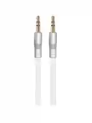 Кабель AUX Jack 3,5mm EXPLOYD EX-K-475 плоский стерео аудио 1M белый Classic