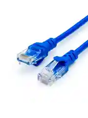 Патч-корд ATCOM (АТ9162) патч-корд литой, UTP, RJ45, Cat.5e - 3 м синий (10)