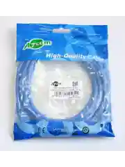Патч-корд ATCOM (АТ9162) патч-корд литой, UTP, RJ45, Cat.5e - 3 м синий (10)
