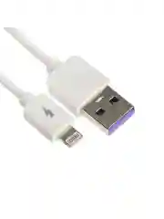 Дата-кабель 8 Pin EXPLOYD EX-K-1386 USB 2.4A 0.25M круглый силикон белый
