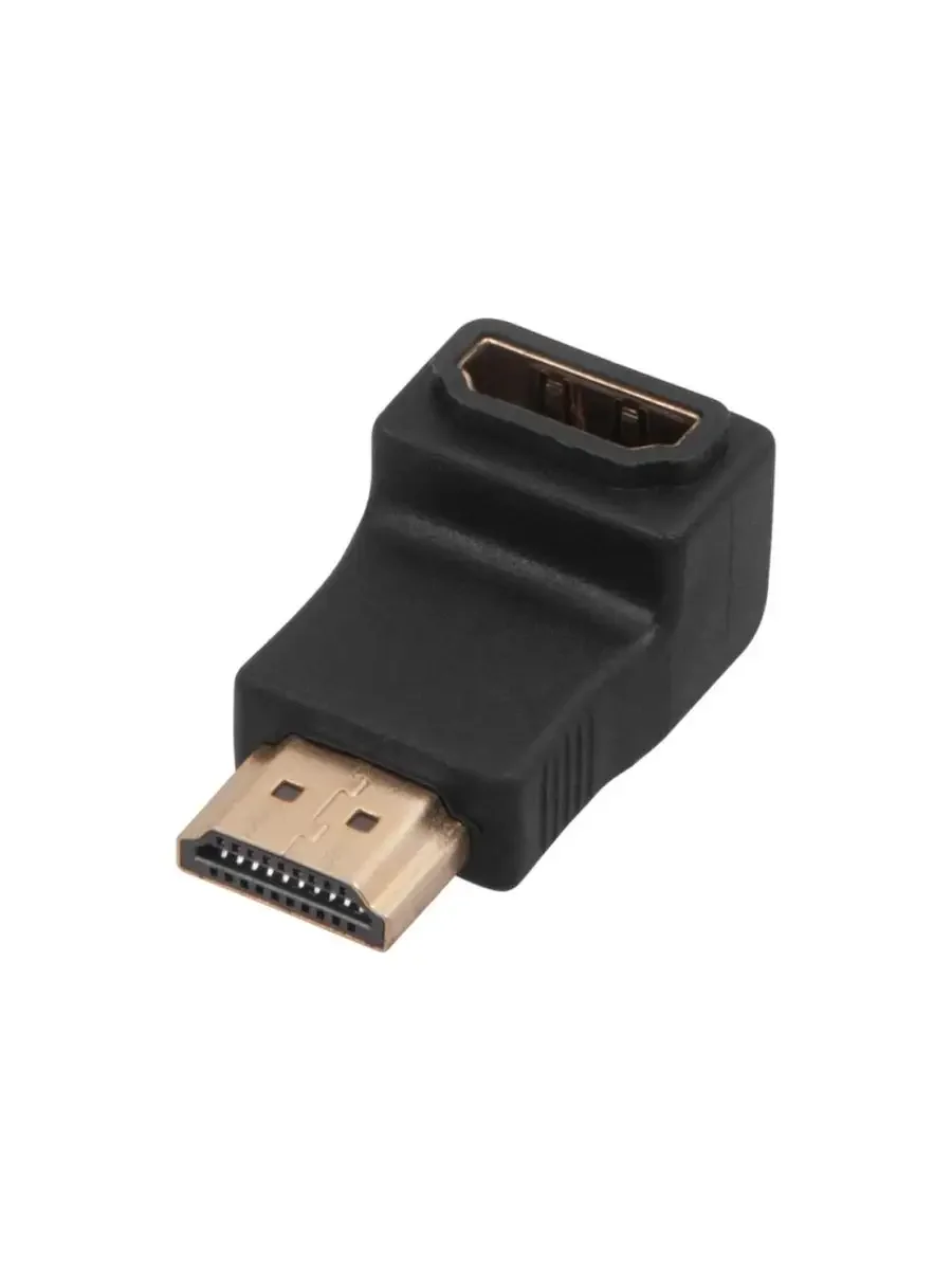 Переходник REXANT (17-6805) Переходник штекер HDMI - гнездо HDMI, угловой