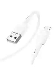 Кабель HOCO (6931474770899) X83 Victory MicroUSB (m) 1m - белый
