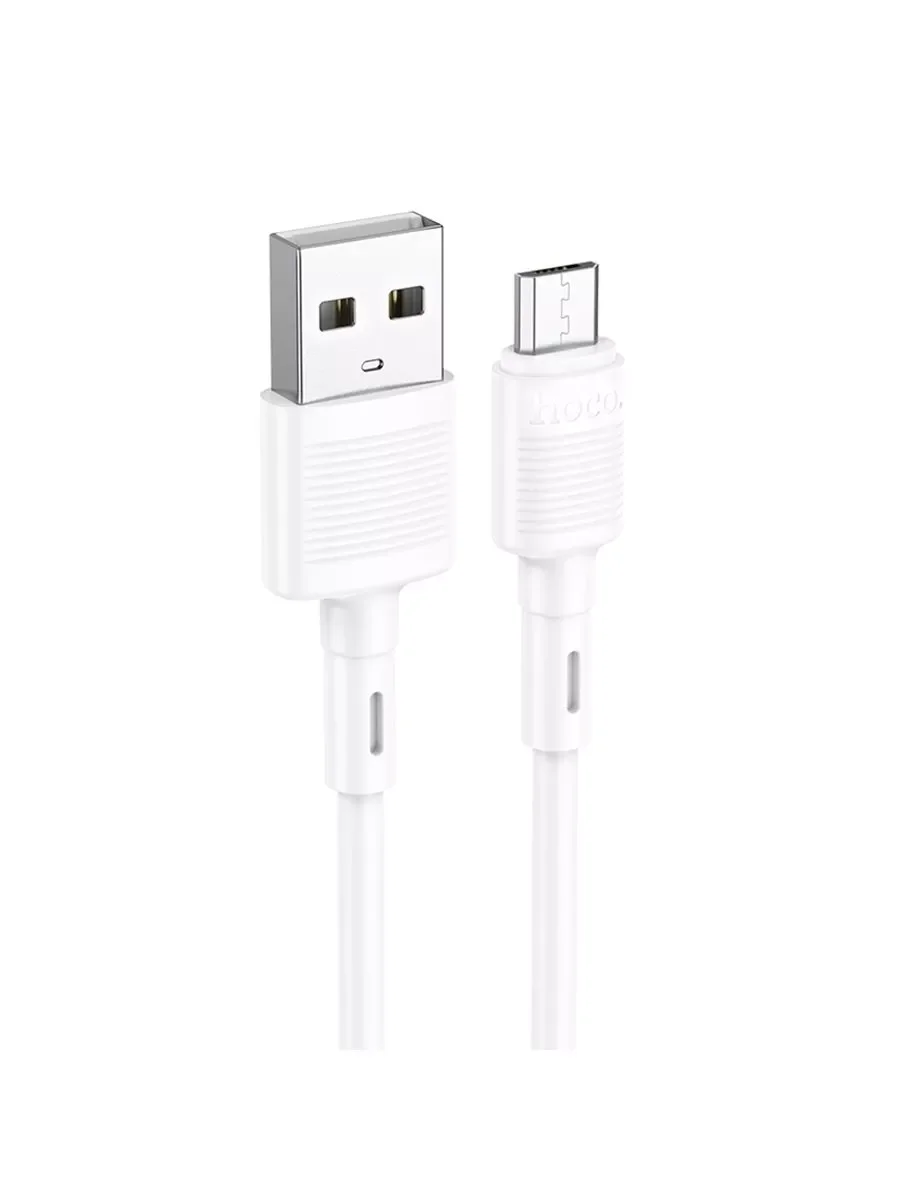 Кабель HOCO (6931474770899) X83 Victory MicroUSB (m) 1m - белый