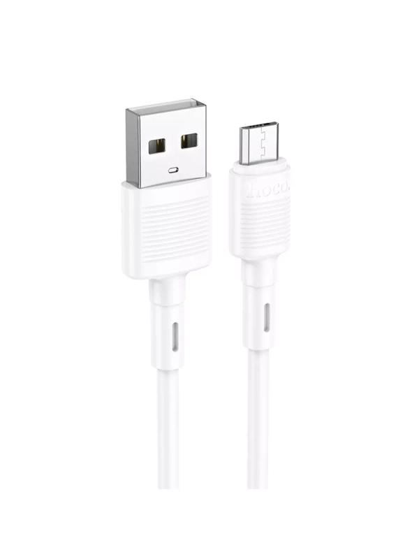 Кабель HOCO (6931474770899) X83 Victory MicroUSB (m) 1m - белый