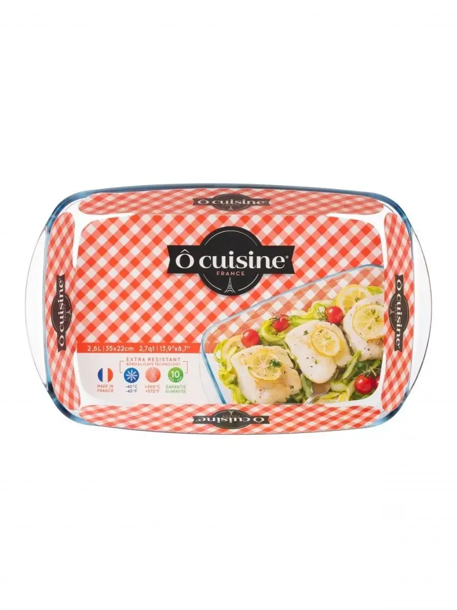 Блюдо прямоугольное PYREX 248BC00/1046 O CUISINE, 35 х 22 см