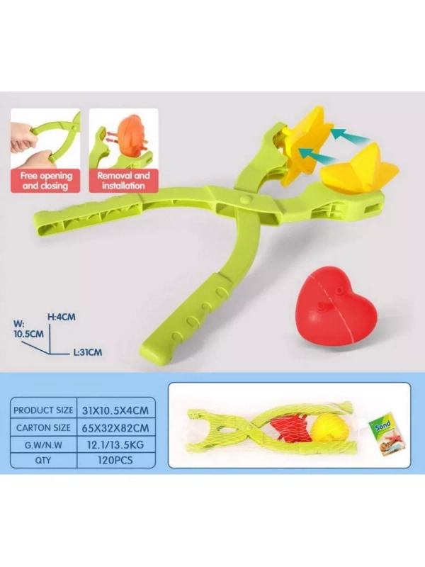 Игрушка РЫЖИЙ КОТ Форма для снега в наборе 31х4х10,5см, в сетке СЛ-5609 ПП-00206626