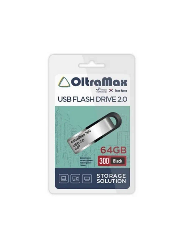 USB флэш-накопитель OLTRAMAX OM-64GB-300-Black