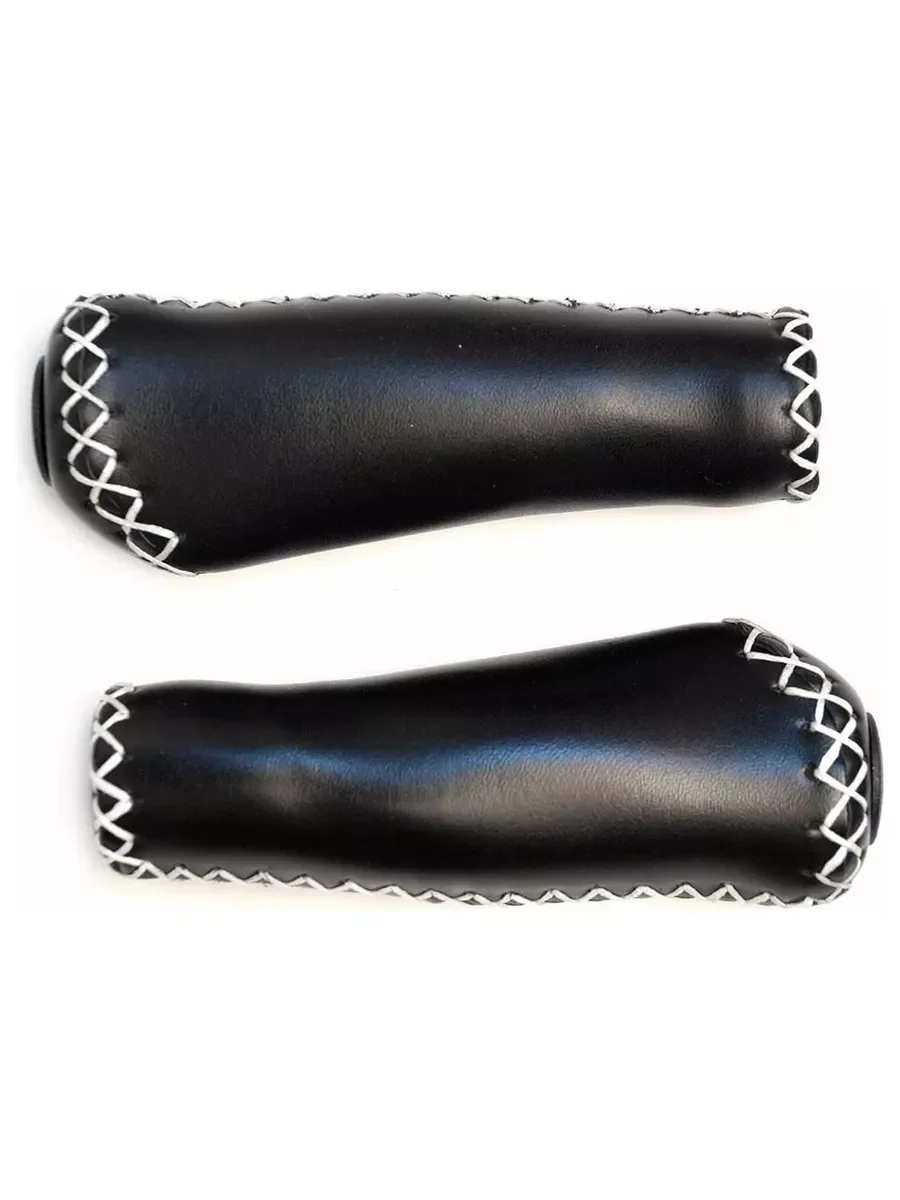 Грипсы JOY KIE MTB HL-GB310 135mm,эргономические, резина/кожзам,черные H000008037
