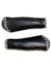 Грипсы JOY KIE MTB HL-GB310 135mm,эргономические, резина/кожзам,черные H000008037