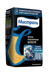Крупа МИСТРАЛЬ пшеничная, Булгур, 500 г